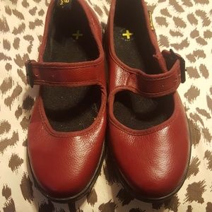 Dr doc martens oxblood mary jane shoes UK 4 US 6